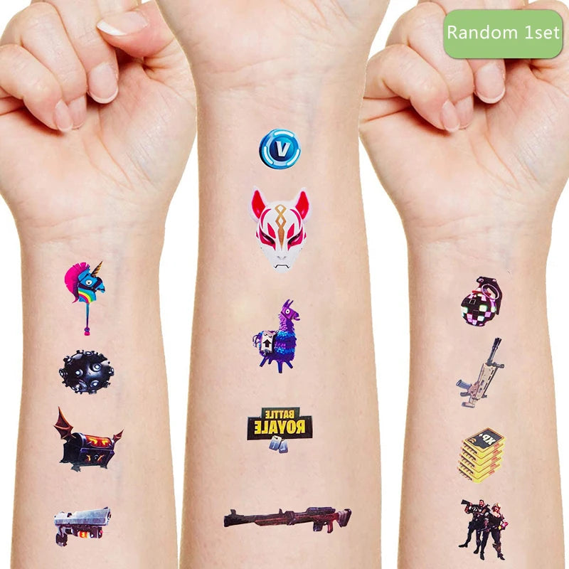 Autocollants de tatouage Fortnite