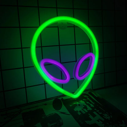 Lampe 3D Alien