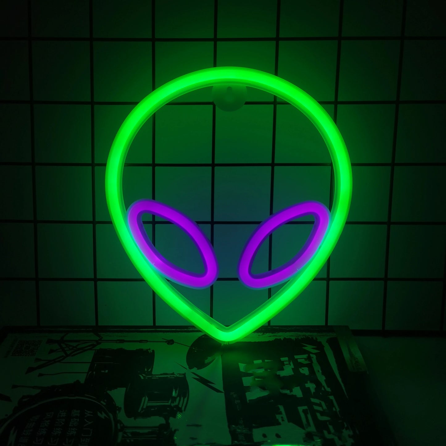 Lampe 3D Alien